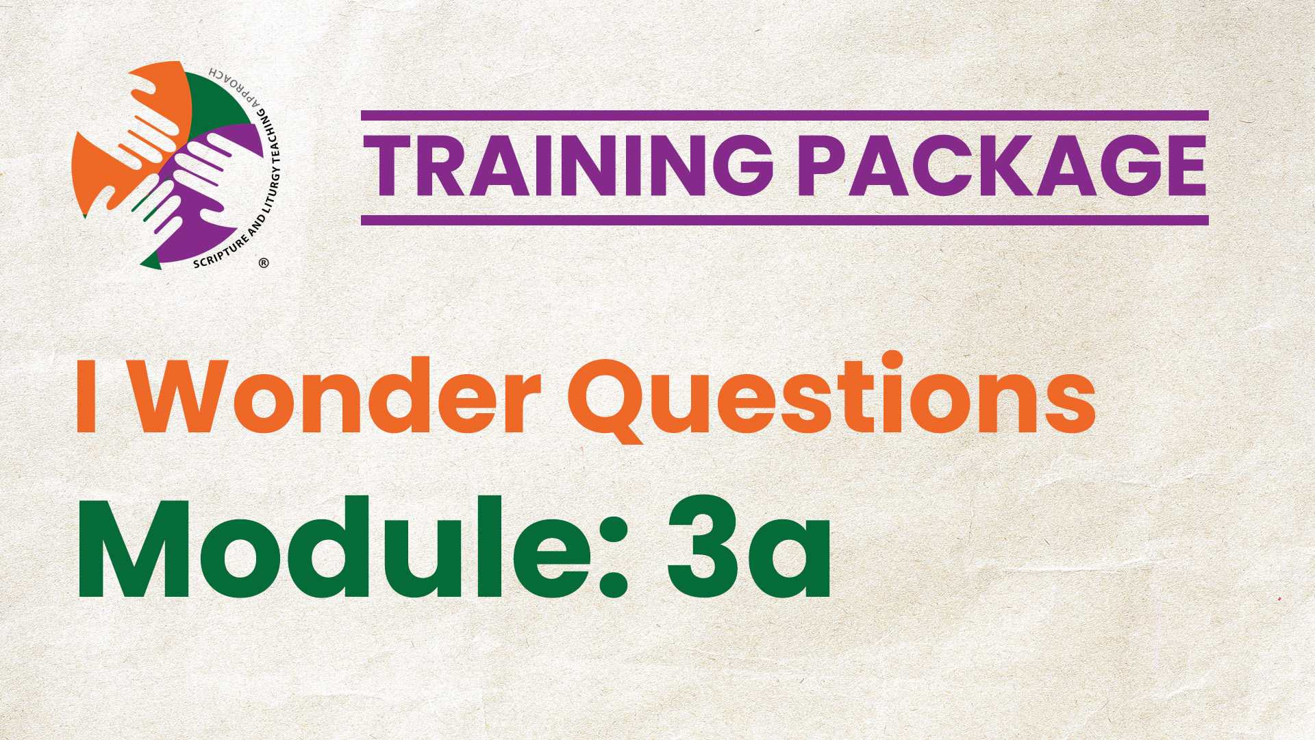 Module 3a: The Power of Wondering