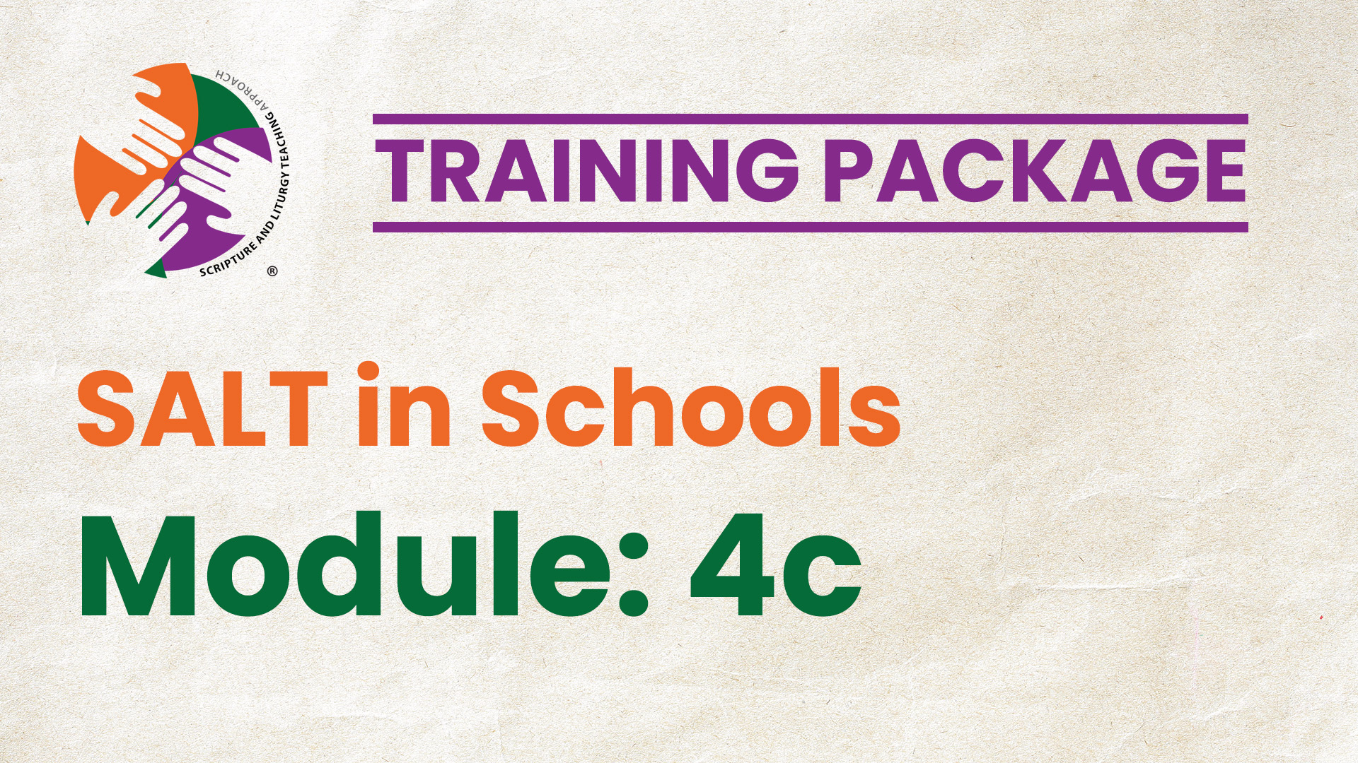 Module 4c: Setting Up the Classroom and Routines